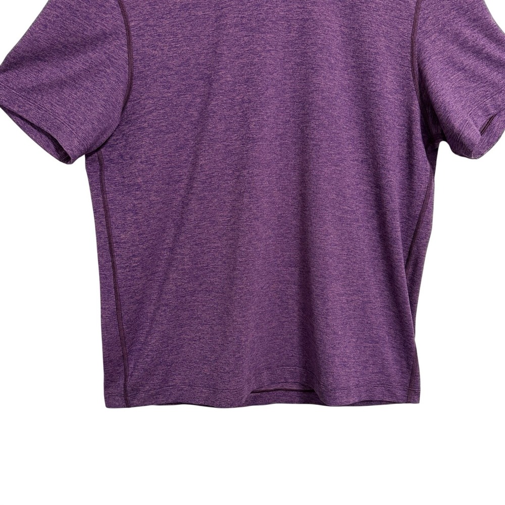 Lululemon Athletica Purple Heathered Short Sleeve Athletic T Shirt Women's‎ Med - Picture 4 of 8